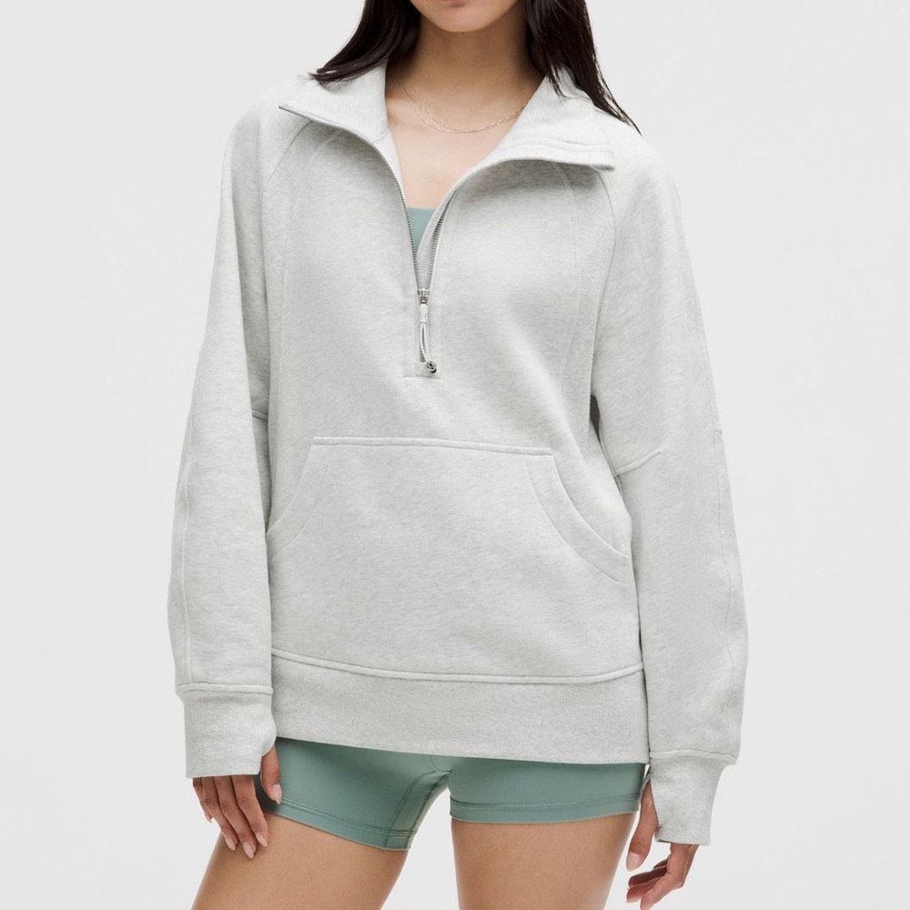 LULULEMON NWT  Scuba Oversized Funnel-Neck HalfZip long